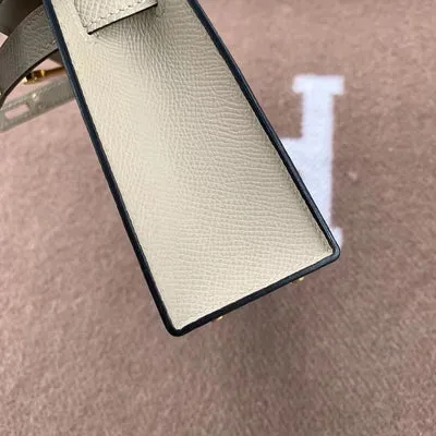 MINI KELLY II (20) EPSOM LEATHER TRENCH WITH GOLD HARDWARE (GHW) - 6