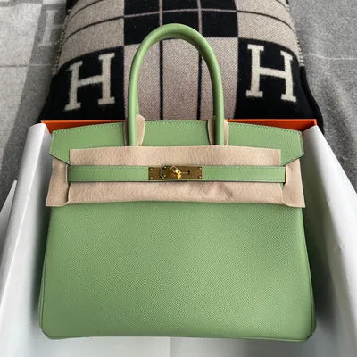 BIRKIN 30 EPSOM LEATHER VERT CRIQUET WITH GOLD HARDWARE (GHW) - 1