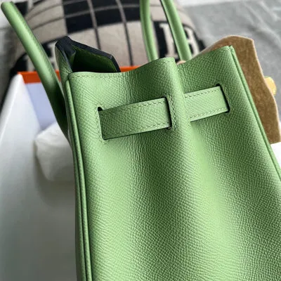 BIRKIN 30 EPSOM LEATHER VERT CRIQUET WITH GOLD HARDWARE (GHW) - 5