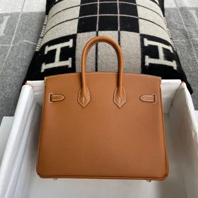 BIRKIN 25 EPSOM LEATHER GOLD WITH GOLD HARDWARE (GHW) - 2