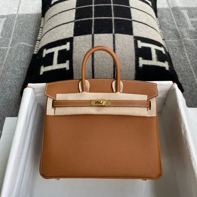 BIRKIN 25 EPSOM LEATHER GOLD WITH GOLD HARDWARE (GHW) - 1