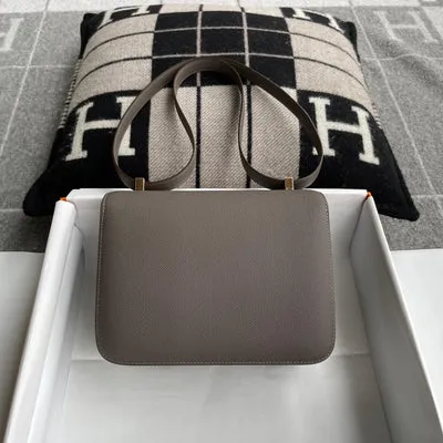 CONSTANCE 24 EPSOM LEATHER GRIS ETAIN WITH ROSE GOLD HARDWARE (RGHW) - 2