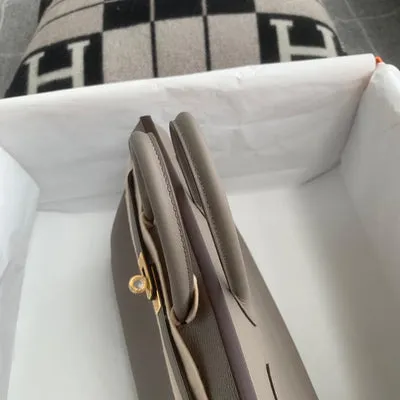 BIRKIN 25 TOGO LEATHER GRIS ASPHALT WITH GOLD HARDWARE (GHW) - 5