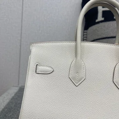 BIRKIN 25 TOGO LEATHER CRAIE WITH ROSE GOLD HARDWARE (RGHW) - 7