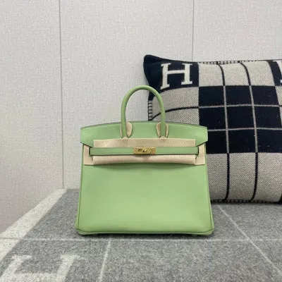 BIRKIN 25 EVERCOLOR LEATHER VERT CRIQUET WITH GOLD HARDWARE (GHW) - 1