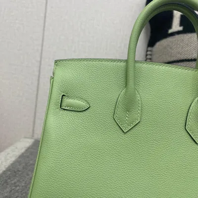 BIRKIN 25 EVERCOLOR LEATHER VERT CRIQUET WITH GOLD HARDWARE (GHW) - 2