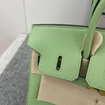 BIRKIN 25 EVERCOLOR LEATHER VERT CRIQUET WITH GOLD HARDWARE (GHW) - 5