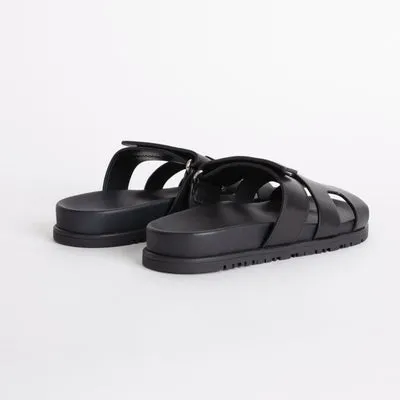 CHYPRE SANDALS SWIFT LEATHER NOIR (BLACK) - 3
