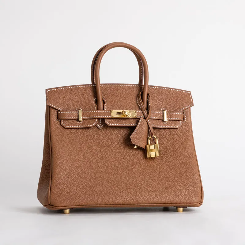 BIRKIN 25 TOGO LEATHER GOLD WITH GOLD HARDWARE (GHW) - 2