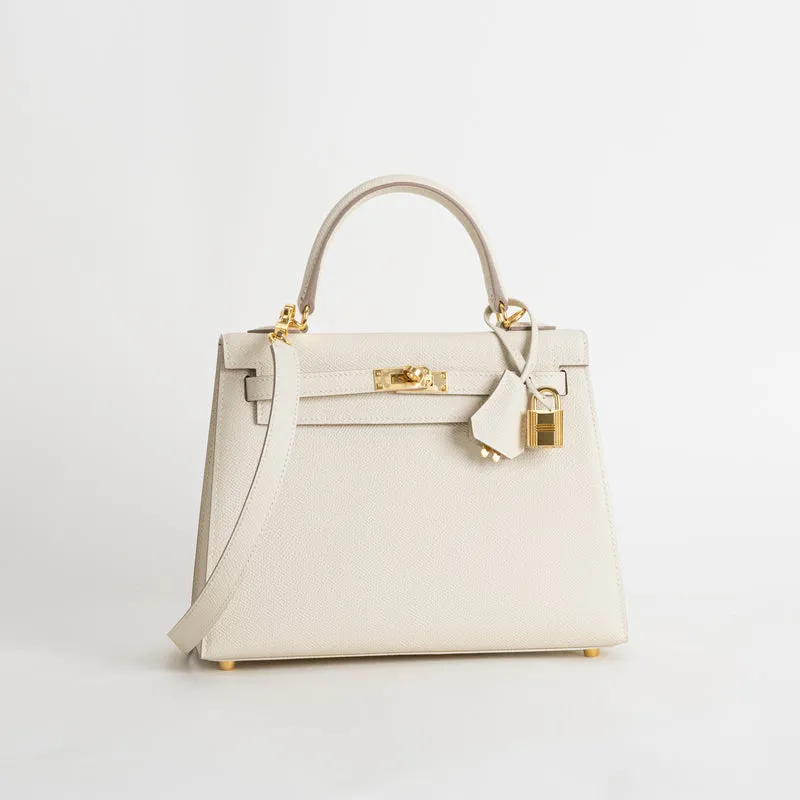 KELLY 25 EPSOM LEATHER CRAIE WITH GOLD HARDWARE (GHW) - 2