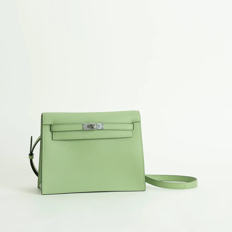 KELLY DANSE EVERCOLOR LEATHER VERT CRIQUET WITH PALLADIUM HARDWARE (PHW) - 2