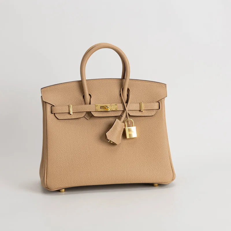 BIRKIN 25 TOGO LEATHER CHAI WITH GOLD HARDWARE (GHW) - 2