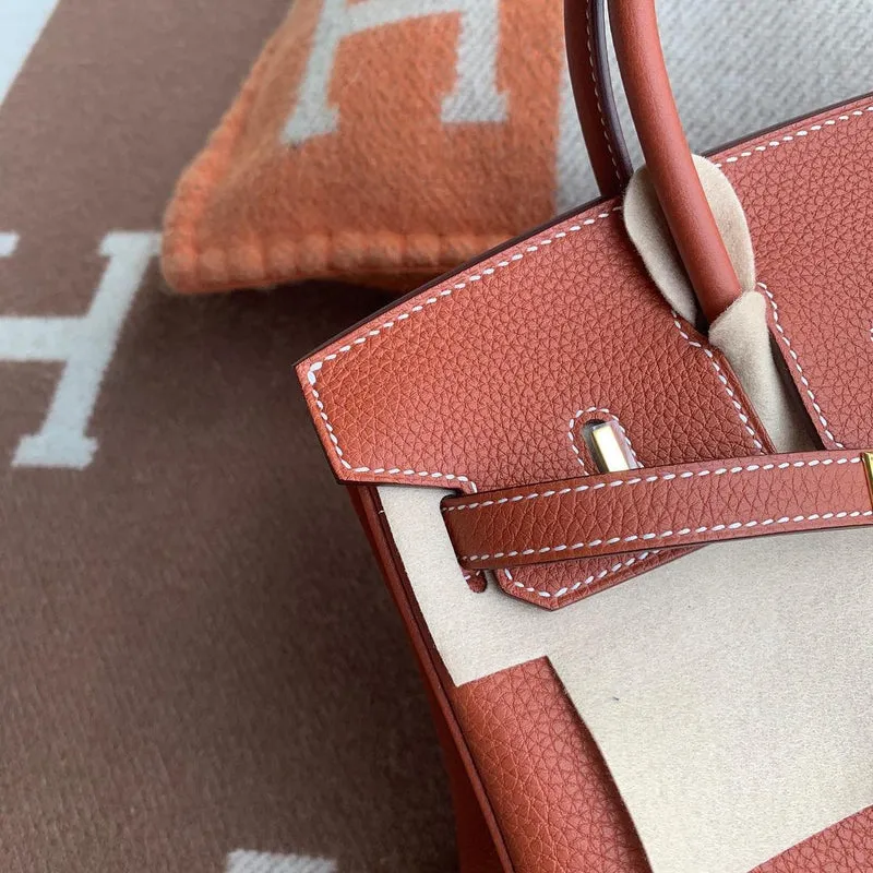 BIRKIN 25 TOGO LEATHER 4E SIENNA BROWN WITH GOLD HARDWARE (GHW) - 3