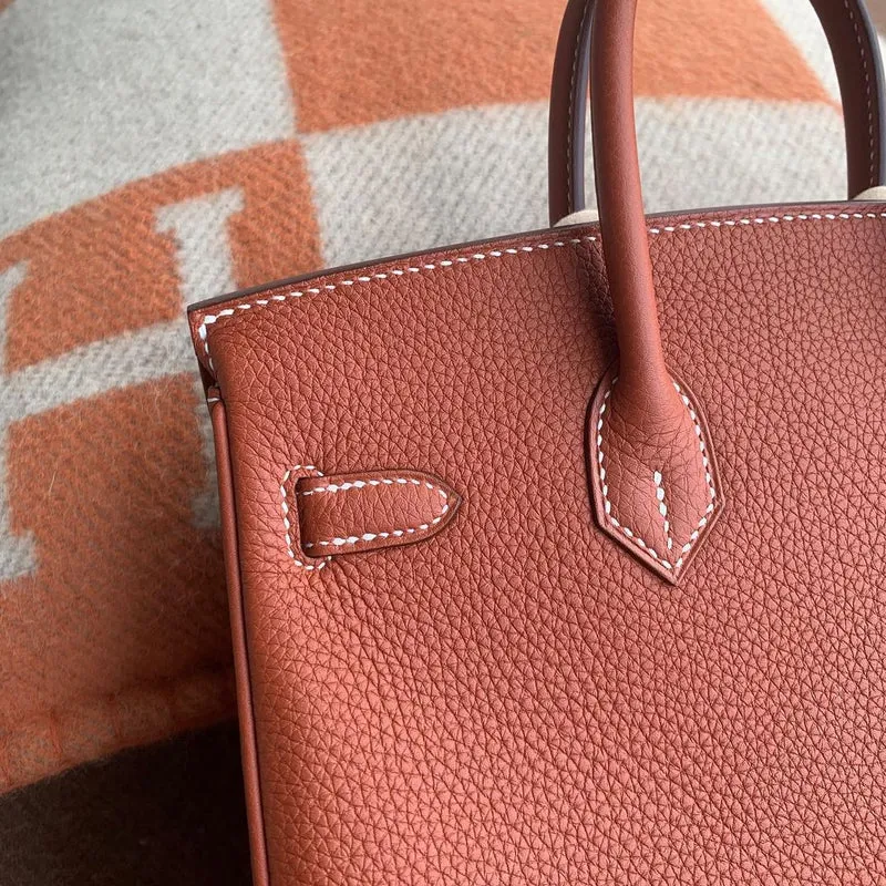 BIRKIN 25 TOGO LEATHER 4E SIENNA BROWN WITH GOLD HARDWARE (GHW) - 4