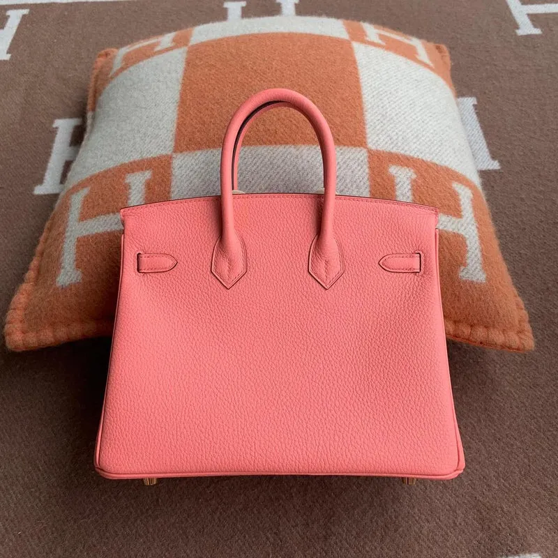 BIRKIN 25 TOGO LEATHER ROSE D'ETE WITH GOLD HARDWARE (GHW) - 2