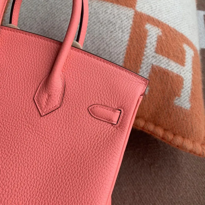 BIRKIN 25 TOGO LEATHER ROSE D'ETE WITH GOLD HARDWARE (GHW) - 5