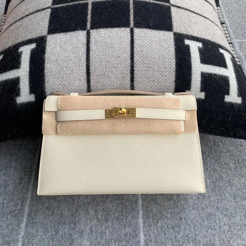 KELLY POCHETTE EPSOM LEATHER CRAIE WITH GOLD HARDWARE (GHW) - 1
