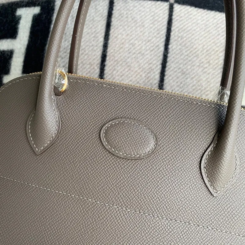 BOLIDE 27 EPSOM LEATHER GRIS ETAIN WITH GOLD HARDWARE (GHW) - 3