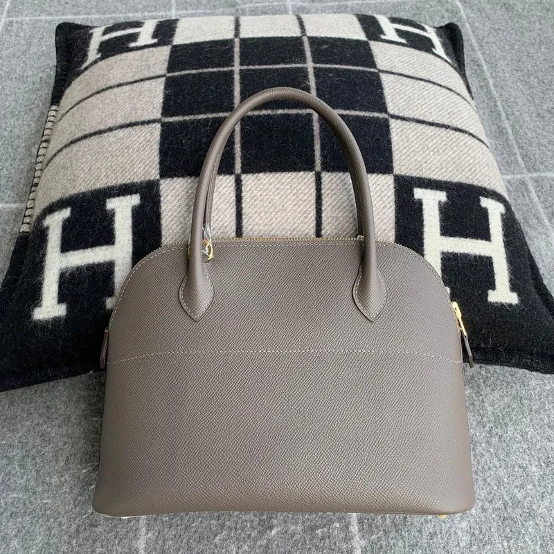 BOLIDE 27 EPSOM LEATHER GRIS ETAIN WITH GOLD HARDWARE (GHW) - 2