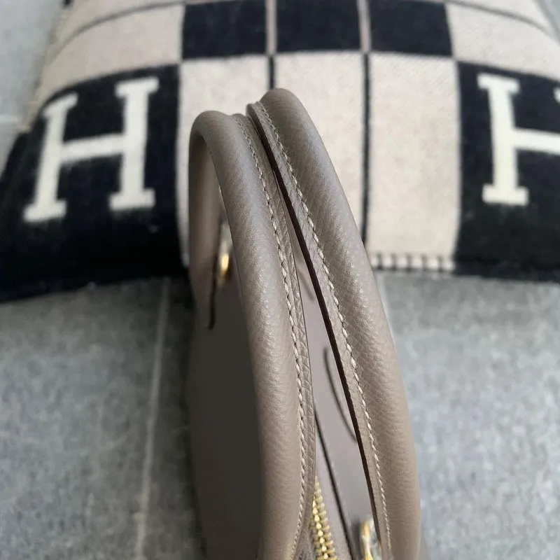 BOLIDE 27 EPSOM LEATHER GRIS ETAIN WITH GOLD HARDWARE (GHW) - 4