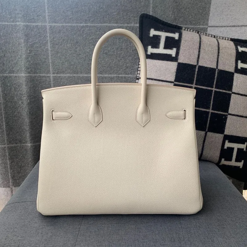 BIRKIN 35 TOGO LEATHER CRAIE WITH GOLD HARDWARE (GHW) - 2