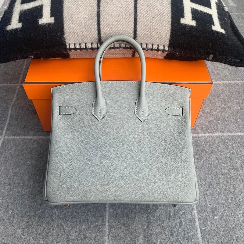 BIRKIN 25 TOGO LEATHER GRIS MOUETTE TOGO PALLADIUM HARWARE (PHW) - 2
