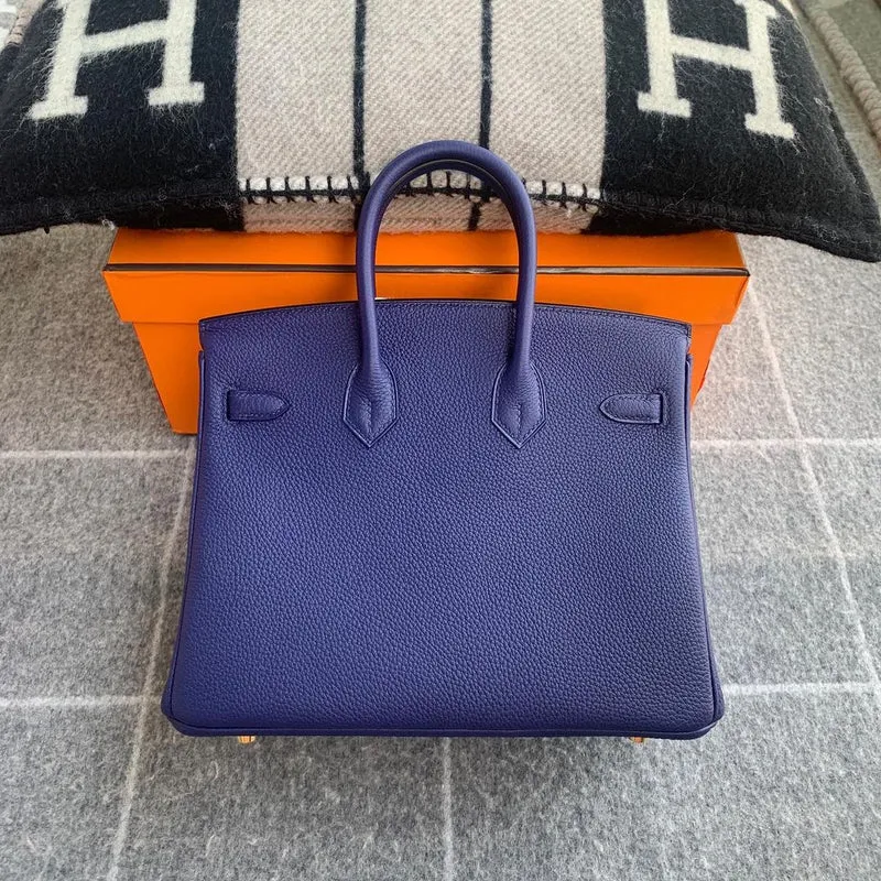 BIRKIN 25 TOGO LEATHER BLUE ENCRE WITH GOLD HARDWARE (GHW) - 2