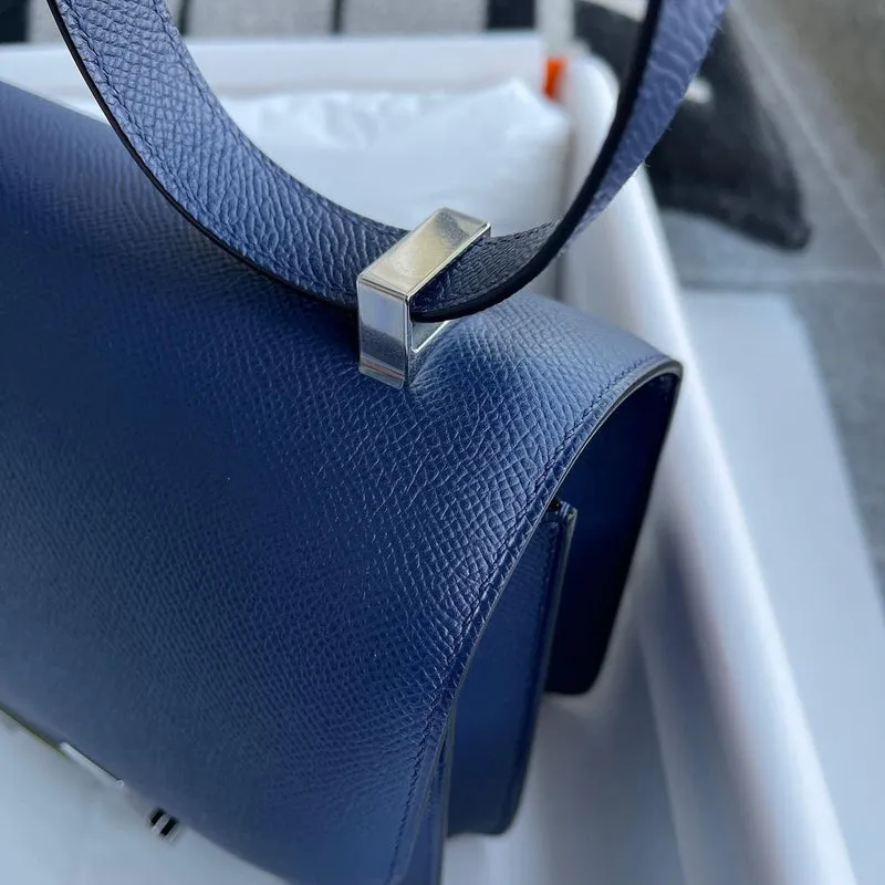 CONSTANCE 24 EPSOM LEATHER BLUE SAPPHIRE WITH PALLADIUM HARDWARE (PHW) - 3