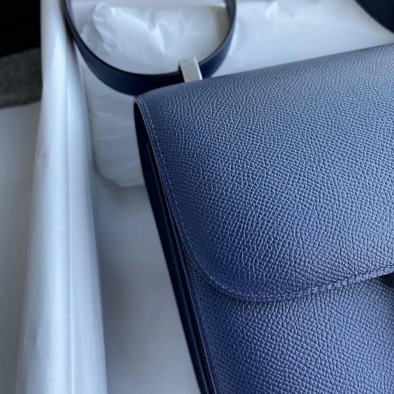 CONSTANCE 24 EPSOM LEATHER BLUE SAPPHIRE WITH PALLADIUM HARDWARE (PHW) - 4