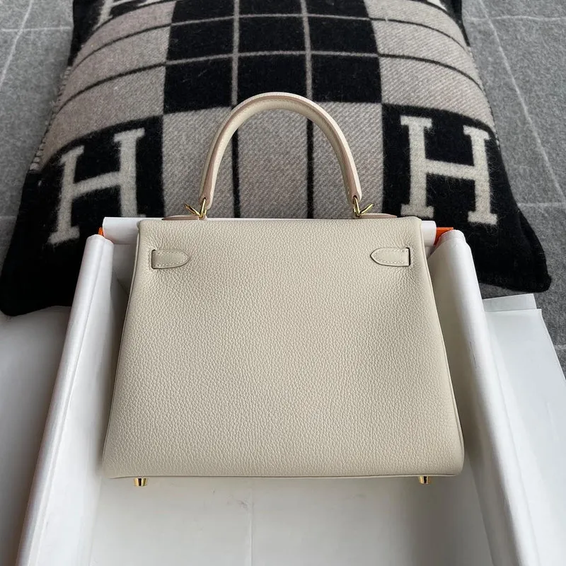 KELLY 25 TOGO LEATHER CRAIE WITH GOLD HARDWARE (GHW) - 2