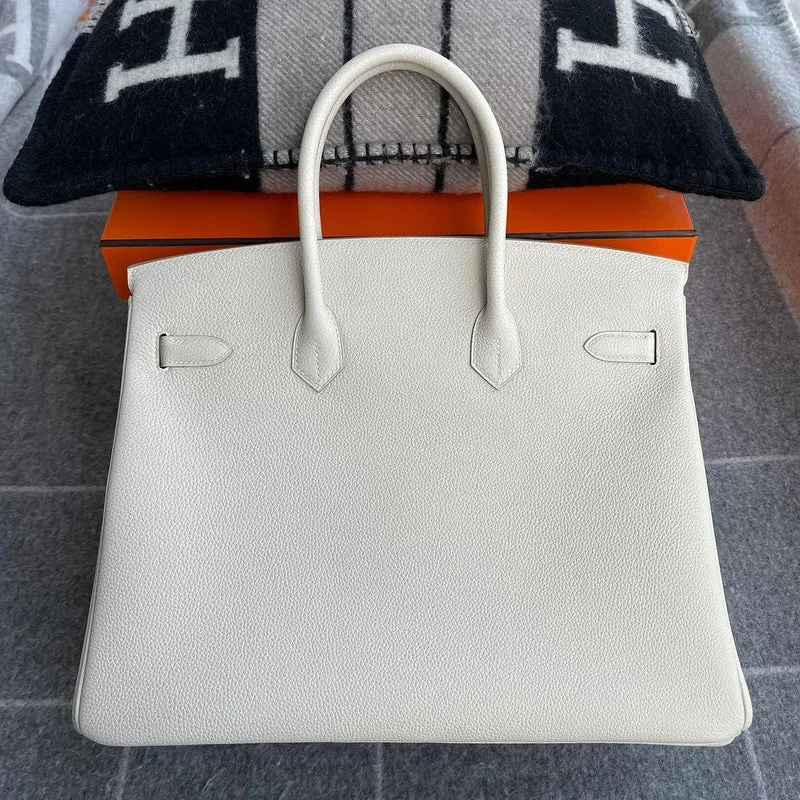 BIRKIN 35 TOGO LEATHER CRAIE WITH PALLADIUM HARDWARE (PHW) - 2