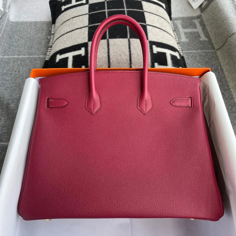 BIRKIN 35 TOGO LEATHER ROUGE GRENAT WITH GOLD HARDWARE (GHW) - 2