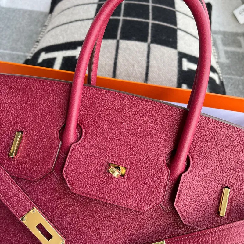 BIRKIN 35 TOGO LEATHER ROUGE GRENAT WITH GOLD HARDWARE (GHW) - 3