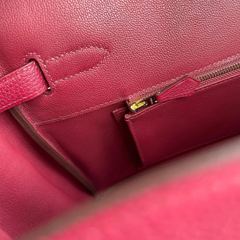 BIRKIN 35 TOGO LEATHER ROUGE GRENAT WITH GOLD HARDWARE (GHW) - 4