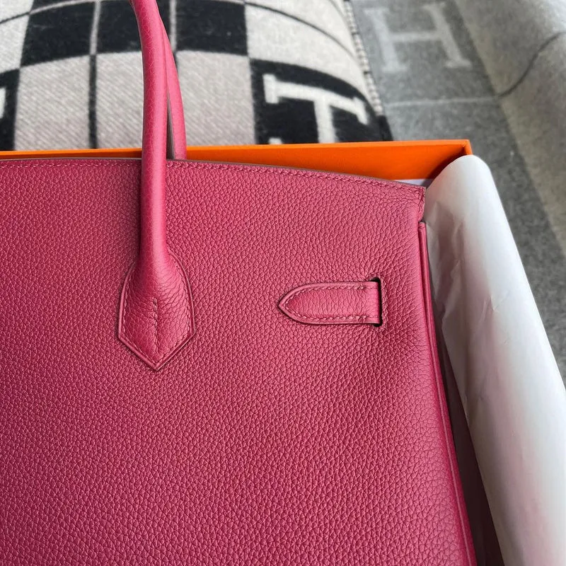 BIRKIN 35 TOGO LEATHER ROUGE GRENAT WITH GOLD HARDWARE (GHW) - 5