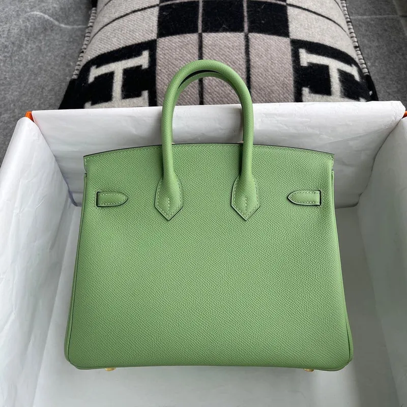 BIRKIN 25 EPSOM LEATHER VERT CRIQUET WITH GOLD HARDWARE (GHW) - 2