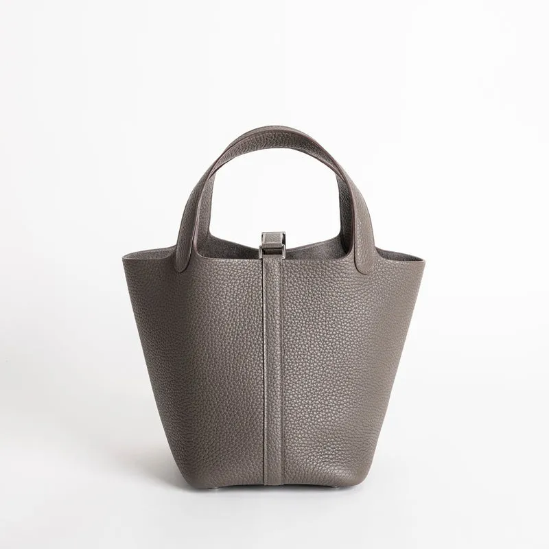 PICOTIN 18 LOCK CLEMENCE LEATHER ETAIN WITH PALLADIUM HARDWARE (PHW) - 2