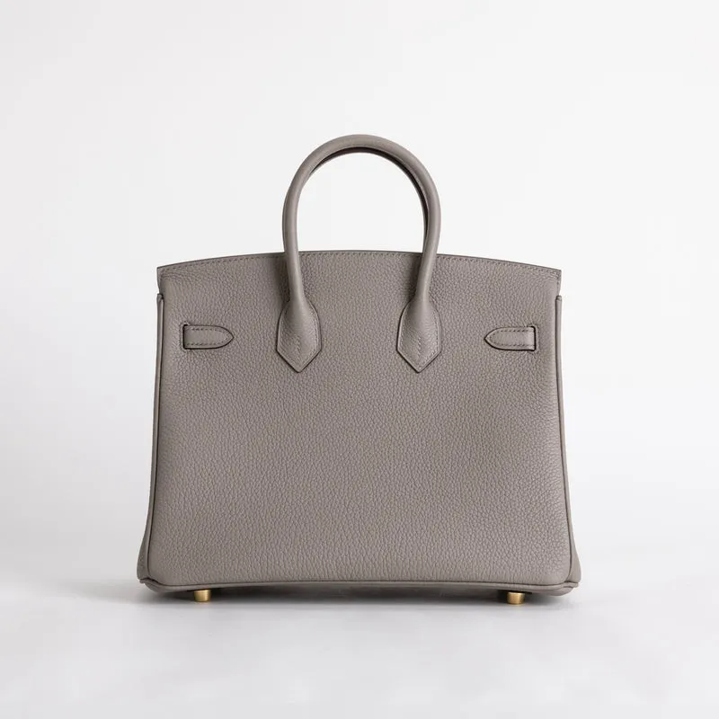 BIRKIN 25 TOGO LEATHER GRIS ASPHALTE WITH GOLD HARDWARE (GHW) - 2
