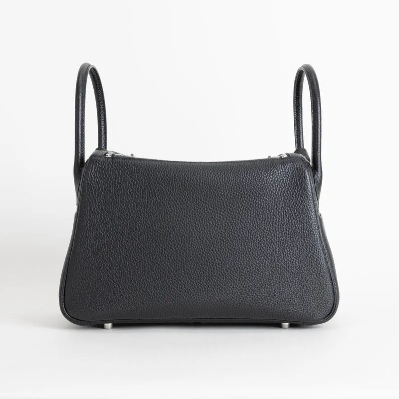 LINDY 30 CLEMENCE LEATHER NOIR (BLACK) WITH PALLADIUM HARDWARE (PHW) - 2