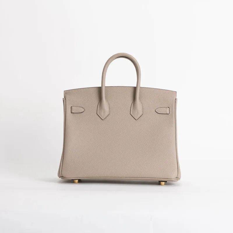 BIRKIN 25 TOGO LEATHER TRENCH WITH GOLD HARDWARE (GHW) - 2