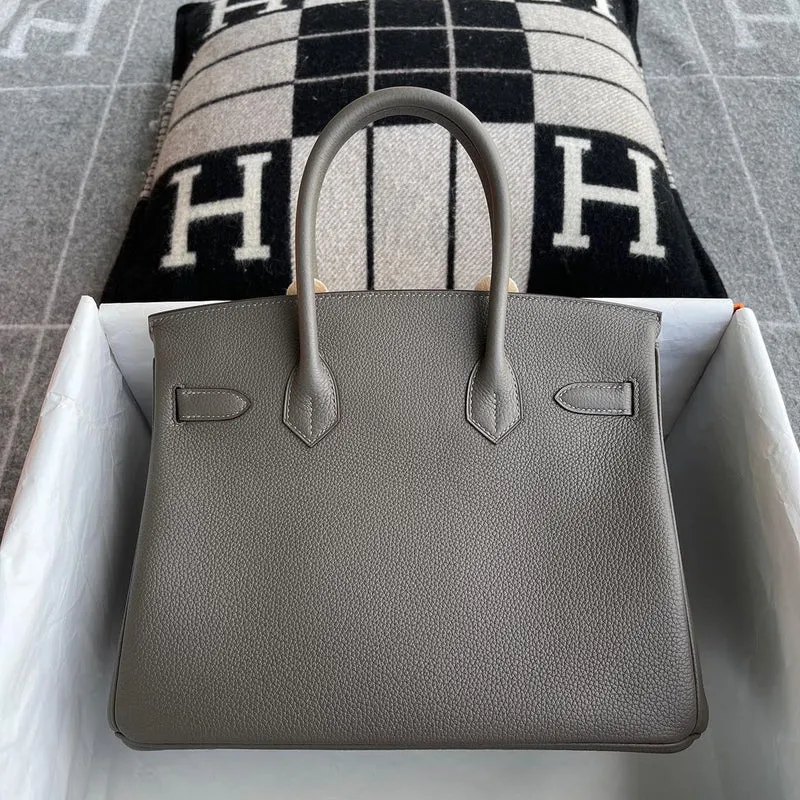 BIRKIN 30 TOGO LEATHER ETAIN WITH PALLADIUM HARDWARE (PHW) - 2