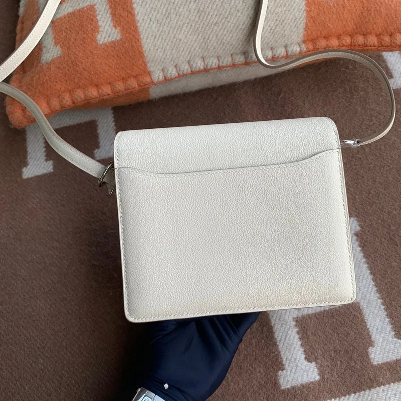 MINI ROULIS (18) EVERCOLOR LEATHER CRAIE WITH PALLADIUM HARDWARE (PHW) - 4