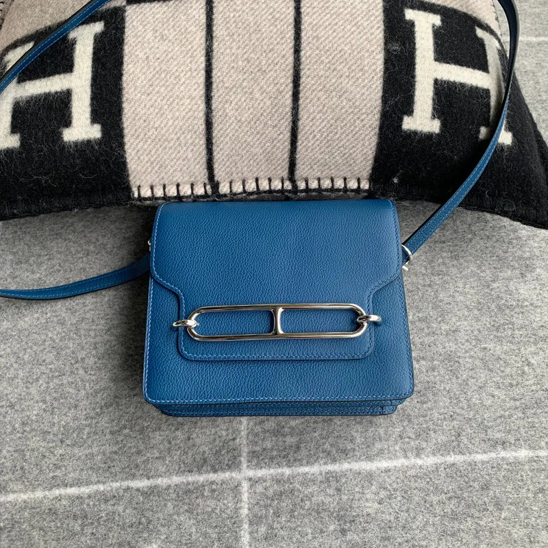 MINI ROULIS (18) EVERCOLOR LEATHER BLEU SAPPHIR WITH PALLADIUM HARDWARE (PHW) - 2