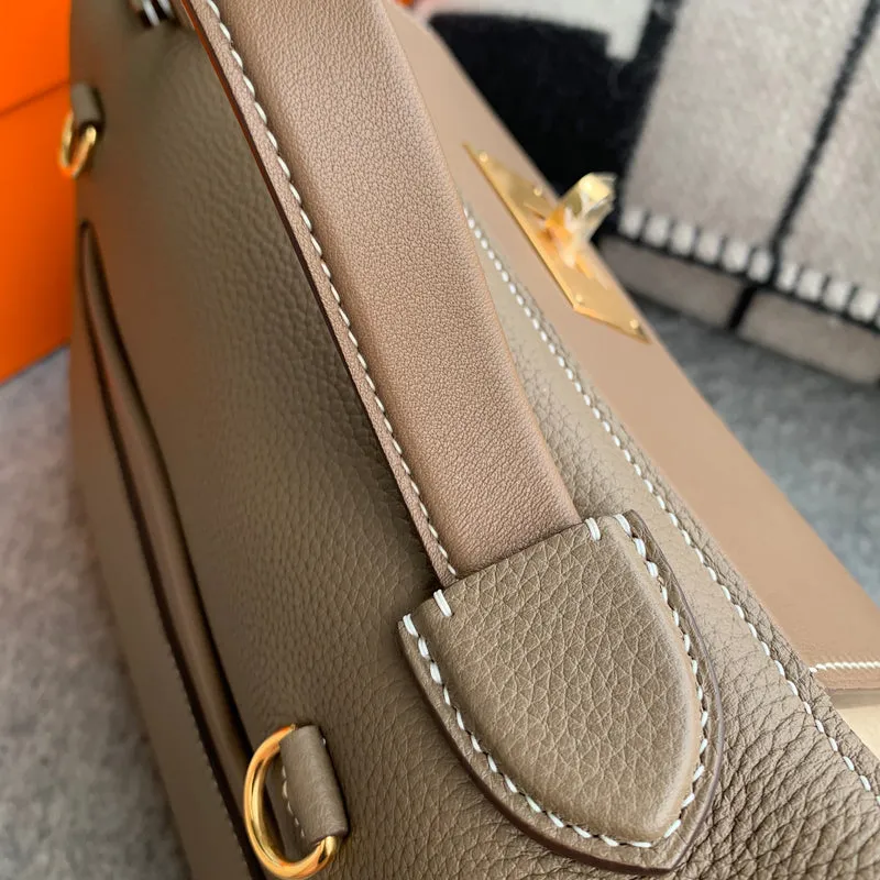 24/24 (29) TOGO & SWIFT LEATHER ETOUPE WITH GOLD HARDWARE (GHW) - 6