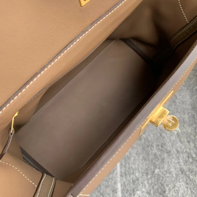 24/24 (29) TOGO & SWIFT LEATHER ETOUPE WITH GOLD HARDWARE (GHW) - 3
