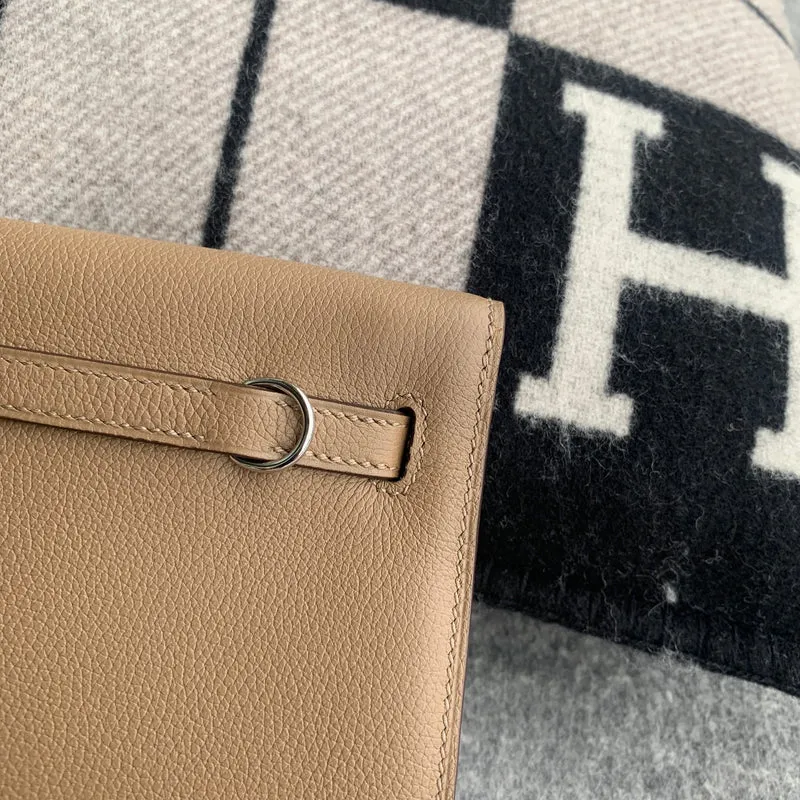 KELLY DANSE EVERCOLOR LEATHER BEIGE DE WEIMAR WITH PALLADIUM HARDWARE (PHW) - 6