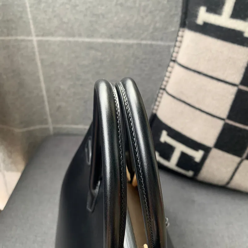 BIRKIN 35 SO BLACK BOX CALF LEATHER WITH PVD BLACK HARDWARE (LIMITED) - 8