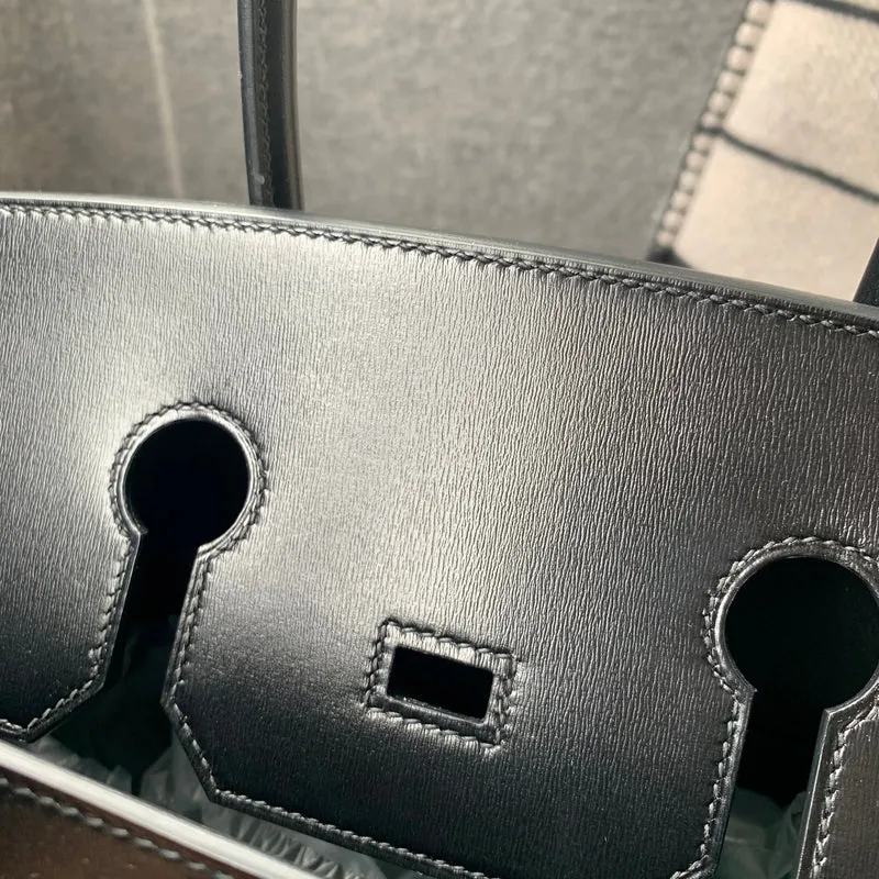 BIRKIN 35 SO BLACK BOX CALF LEATHER WITH PVD BLACK HARDWARE (LIMITED) - 5
