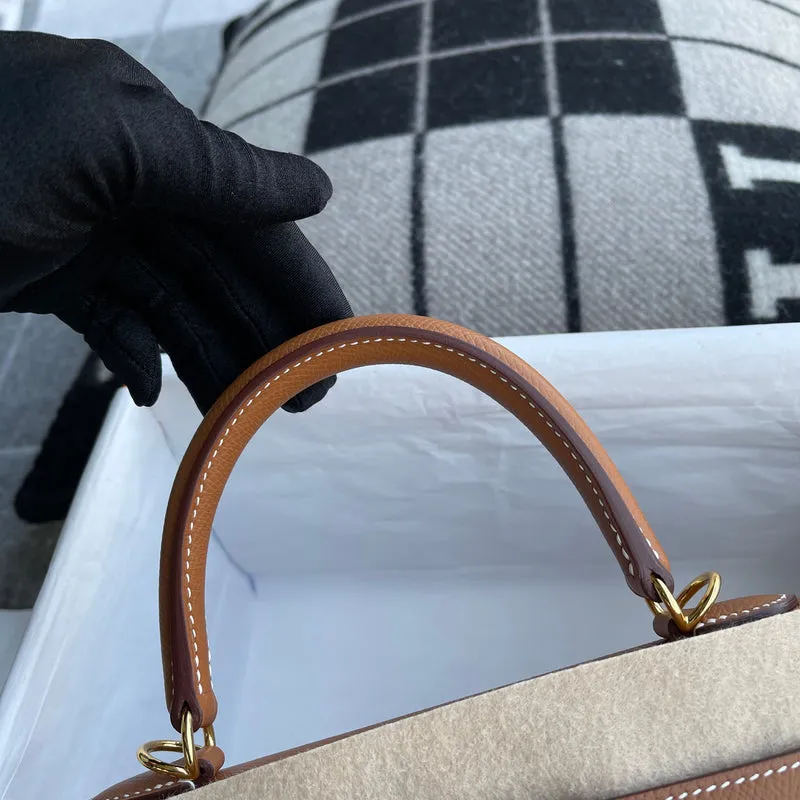 KELLY 25 EPSOM LEATHER GOLD WITH GOLD HARDWARE (GHW) - 8