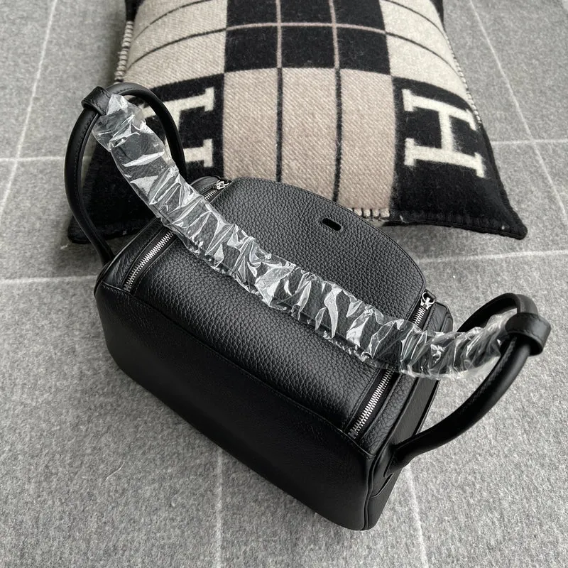LINDY 26 CLEMENCE LEATHER NOIR (BLACK) WITH PALLADIUM HARDWARE (PHW) - 6